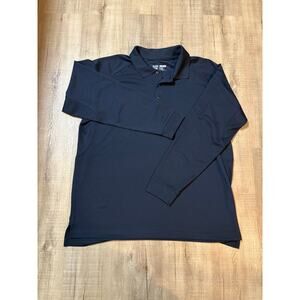 5.11 Tactical Performance Long Sleeve Mens Polo XL Tall Enduro Flex Charcoal